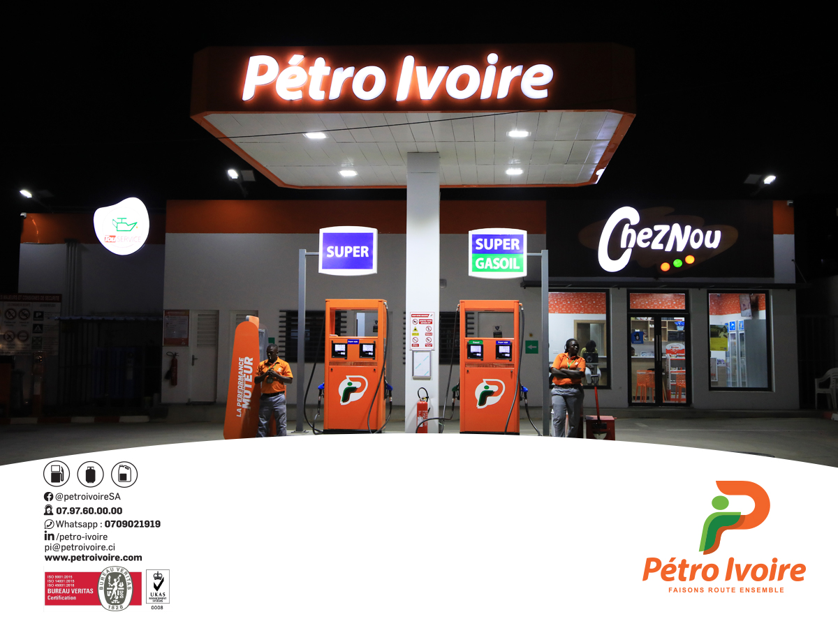 La station Petro Ivoire de la reine Pokou a fait peau neuve pour mieux vous servir!